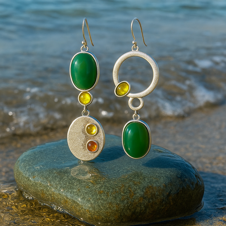 Silver Drop Sabrina fülbevaló