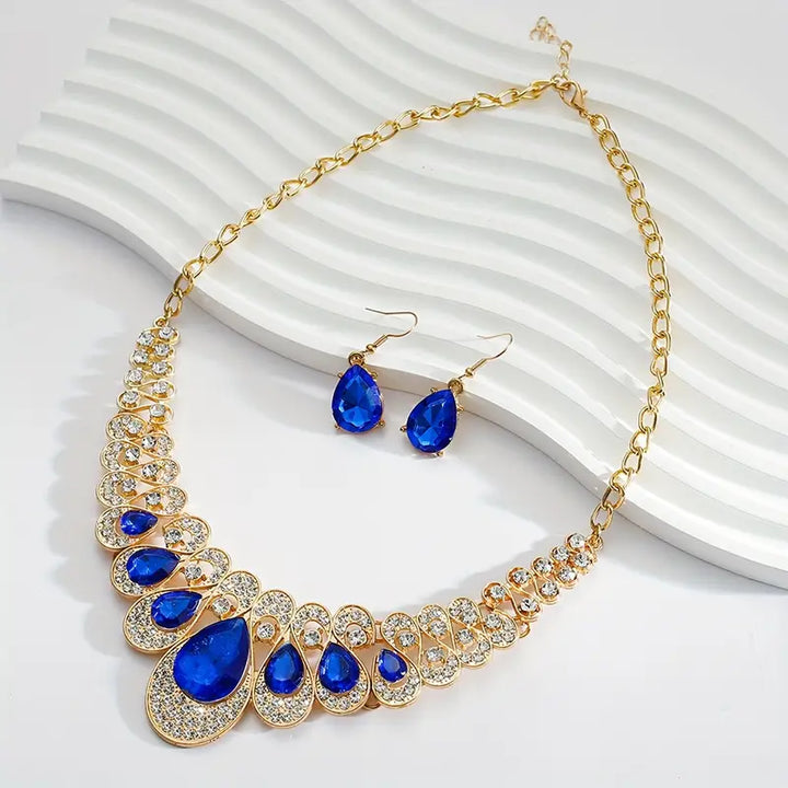 Maevina Zafiros Arany Ékszerszett