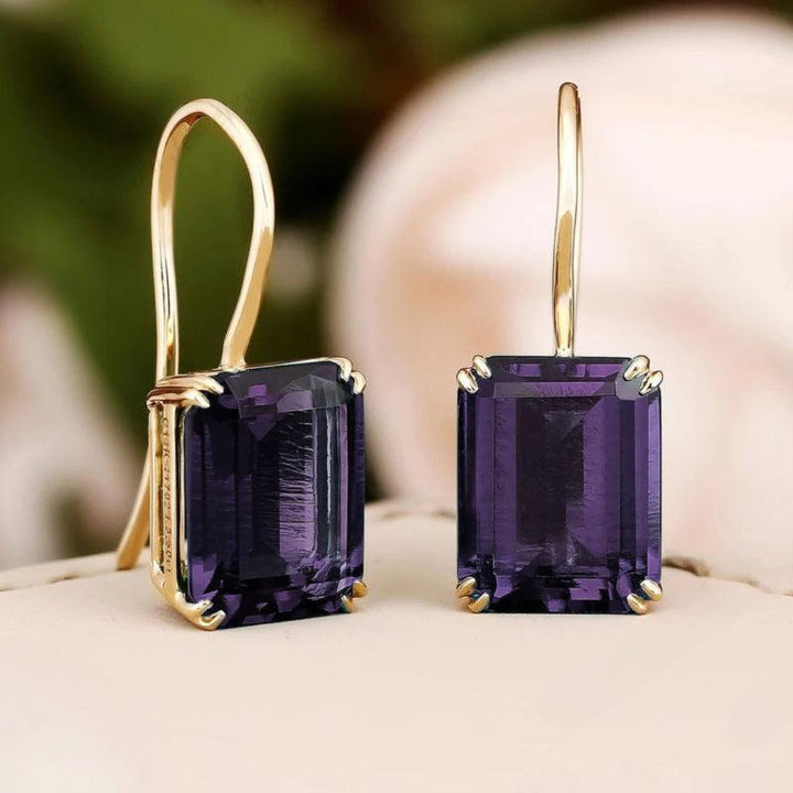 Mila fülbevalók smaragddal