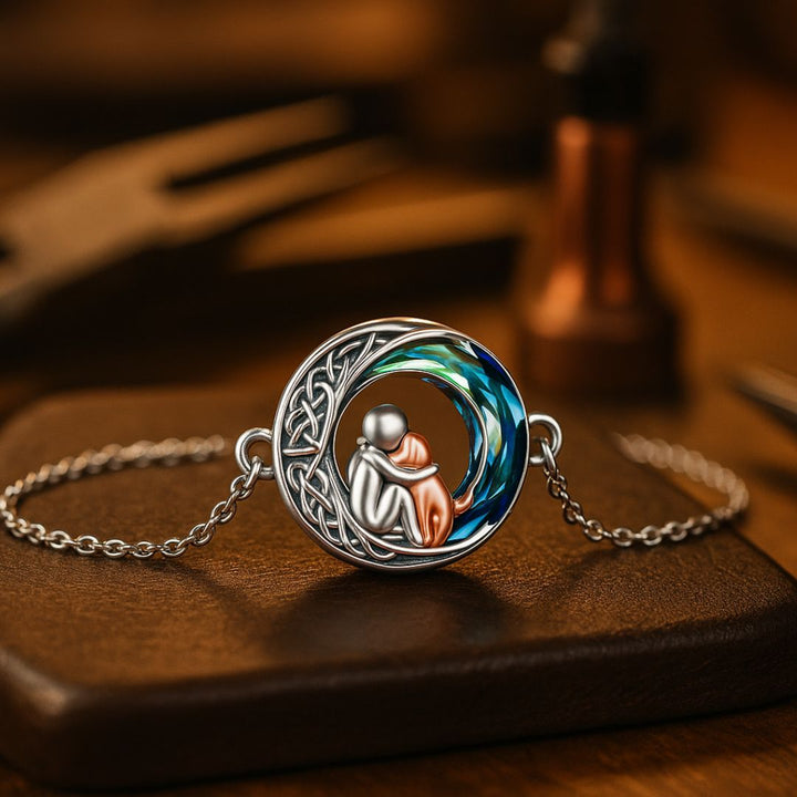 Állítható Karkötő Ezüst Kutyás Medállal