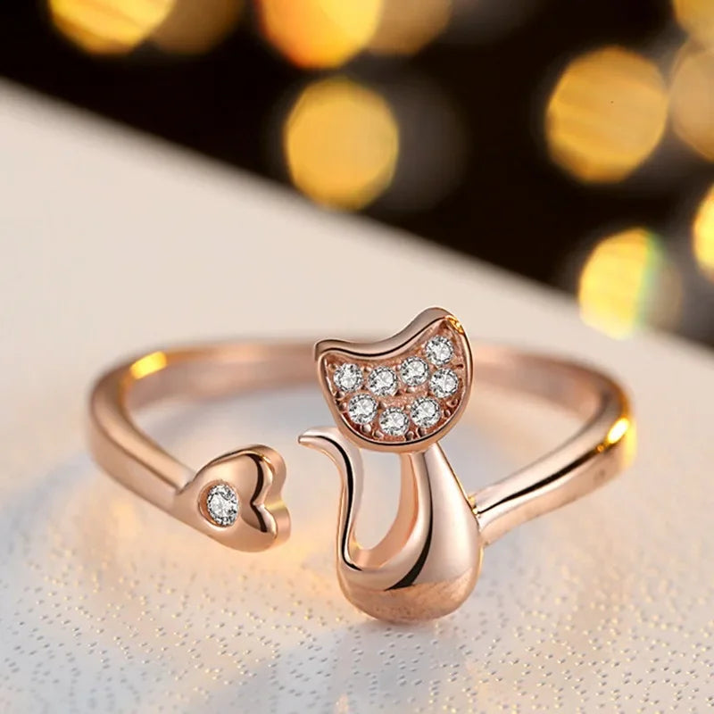 Nyitott Macska Gyűrű – Zirconia