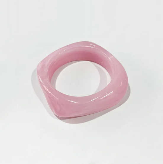 Színes Négyzetes Akryl Karkötő