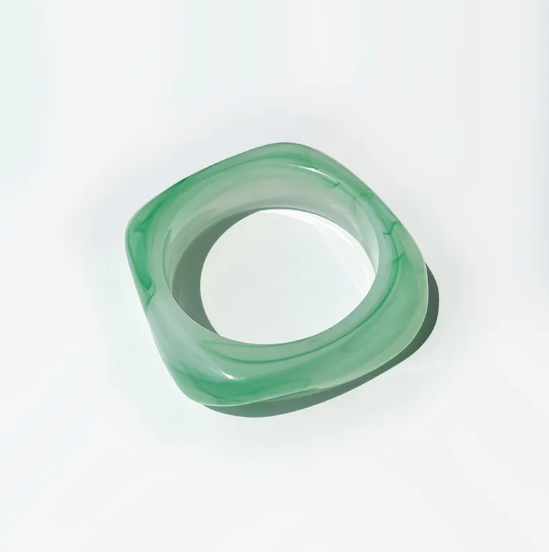 Színes Négyzetes Akryl Karkötő