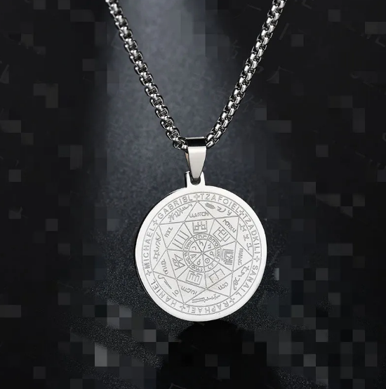 Tritone Angyal Hat Csillaggal Medálos Nyaklánc