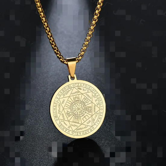 Tritone Angyal Hat Csillaggal Medálos Nyaklánc