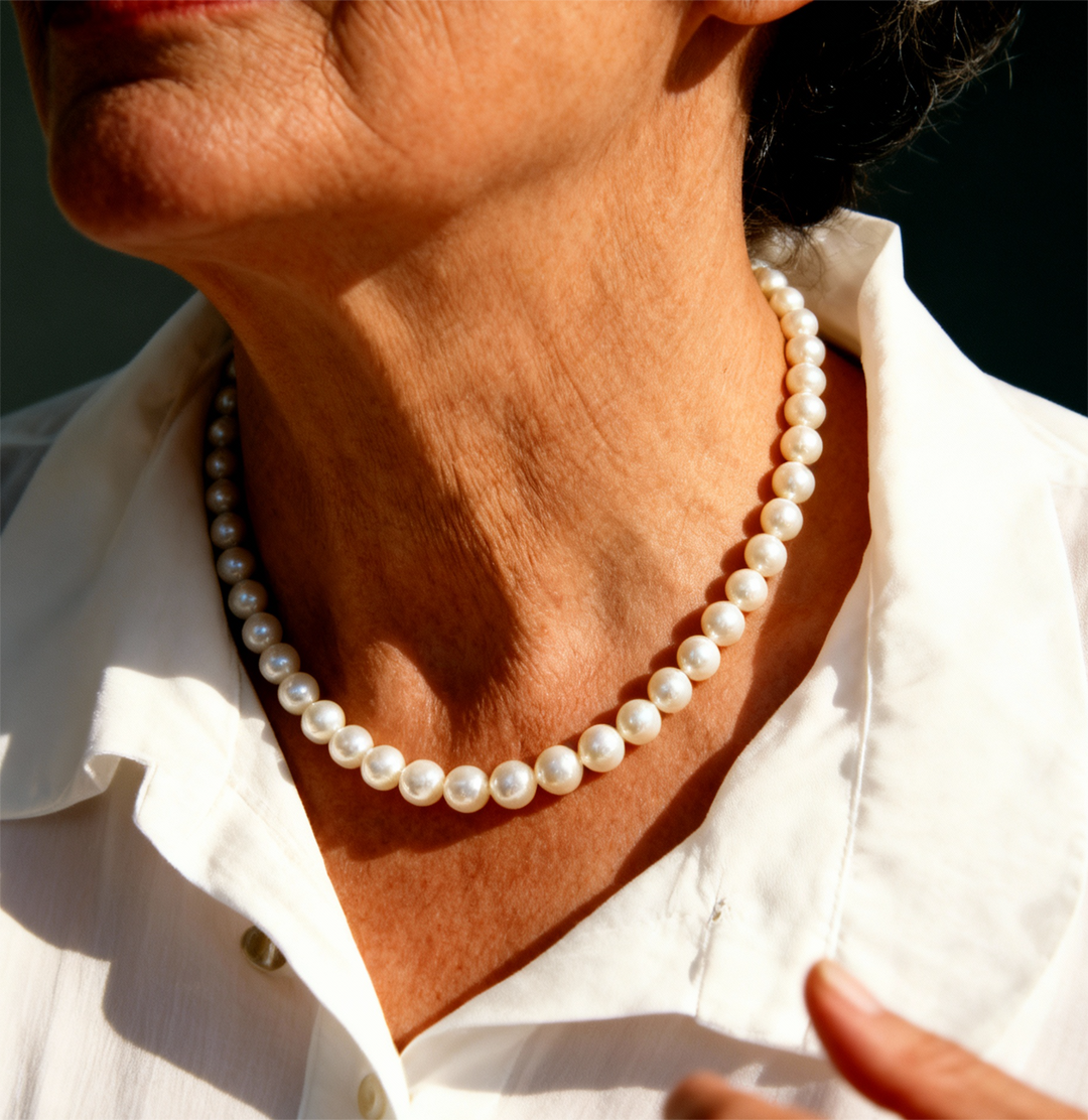 Időtlen Gyöngy Vintage Nyaklánc